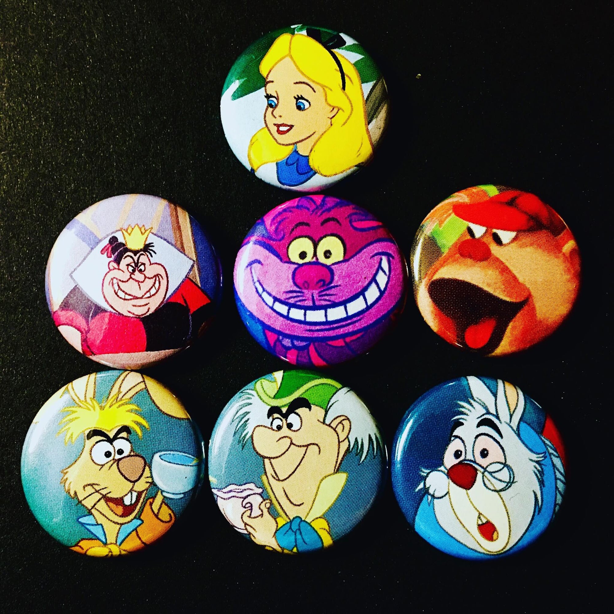Repurposed Media Pin-Back Buttons (Large, Small, Sets)
